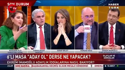 İmamoğlu Nagehan Alçı'nın sorusuna böyle yanıt verdi: 'Kemal Bey'le arama girmeyin'