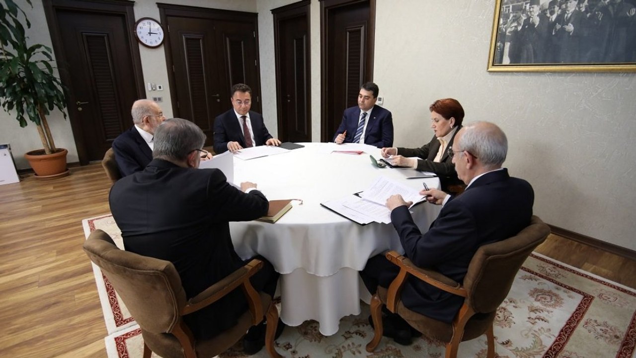 Altılı Masa’nın kritik toplantısı başladı