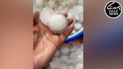 UAE weather: Hail in Fujairah and Khorfakkan