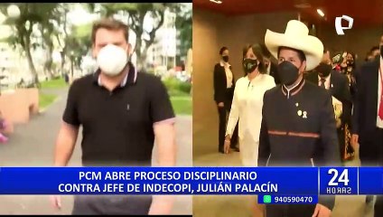 Julián Palacín: PCM conforma comisión que iniciará proceso disciplinario contra presidente de Indecopi