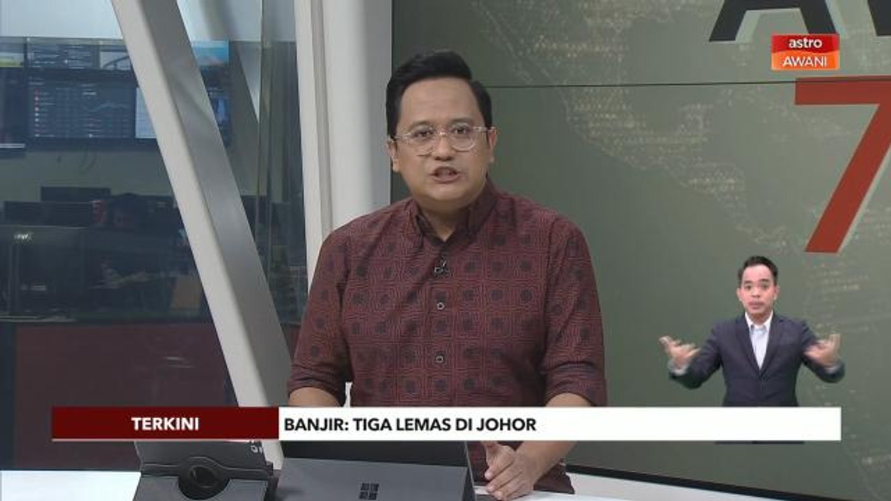 Tiga lemas di Johor