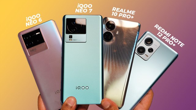 Vivo V27 Pro vs OnePlus 11 vs iQOO NEO 7 vs iQOO 11 Battery Drain Test & Performance