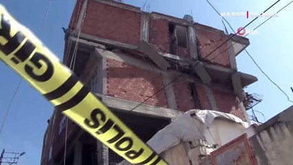 Depremin yıktığı binada ilginç detay! Birinci, ikinci ve dördüncü kat havada dururken üçüncü kat ortadan kayboldu