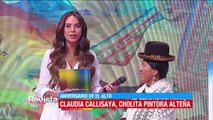 Claudia Callisaya un artista alteña que se inspira en las obras de Leonardo Da Vinci