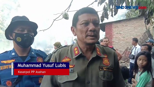 6 Rumah Warga di Asahan Ludes Terbakar, Pemilik Histeris