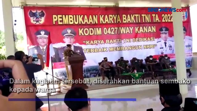 Buka Akses Jalan, Sasaran Karya Bakti TNI Kodim Way Kanan