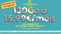 La version OVNI de Sosh présente le forfait mobile 130Go à 15,99€/mois - (6sec)