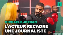 Michael B Jordan recadre (en direct) une journaliste qui se moquait de lui à l’école