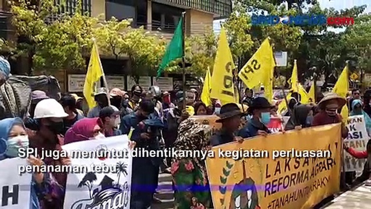 Ratusan Petani Indramayu Gelar Demo Tuntut Penegakan Reforma Agraria