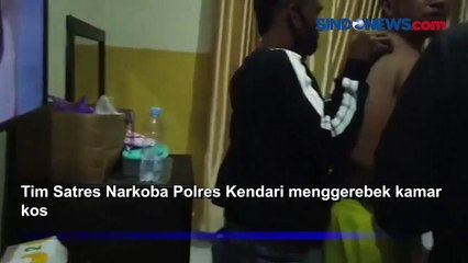 Download Video: Konsumsi Narkoba, ASN KKP Menangis saat Diciduk Polisi dari Kamar Kos di Kendari