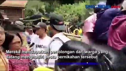Viral Pondok Pengantin Roboh, Warga Luka-luka di Toraja Utara