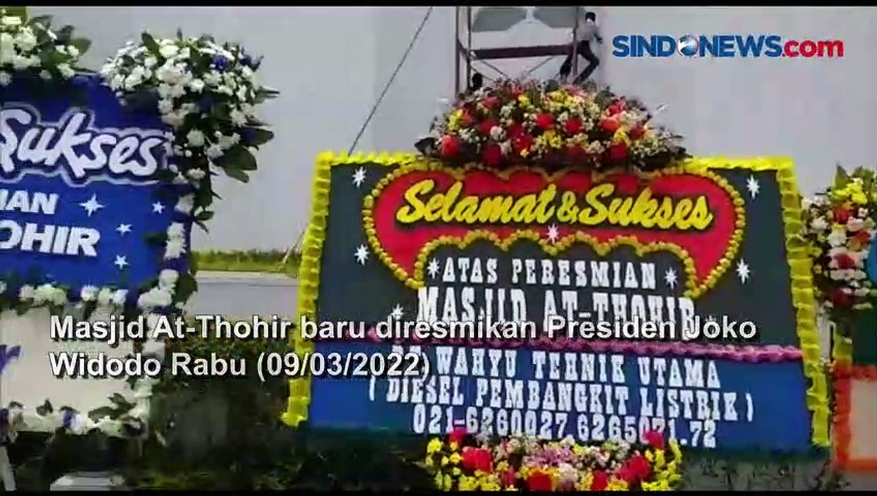 Menengok Megahnya Masjid At-Thohir Usai Diresmikan Presiden Jokowi