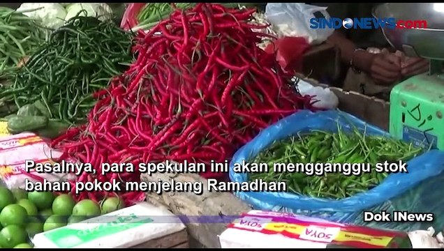Jelang Ramadhan, Wapres Minta Tindak Tegas Spekulan Penimbun Komoditas Bahan Pokok