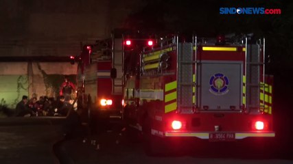 Gedung Apartemen Kosong di Jakarta Kebakaran