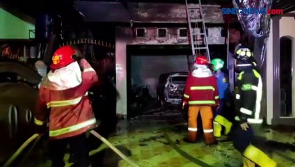 Motor Meledak di Bandar Lampung, Mobil dan Rumah Terbakar