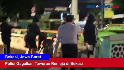 Polisi Gagalkan Tawuran Remaja di Bekasi