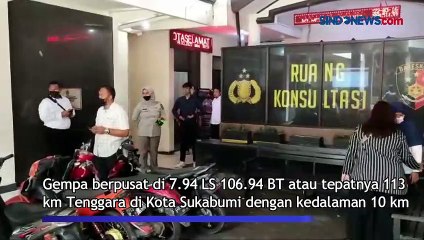 Gempa M 5,5 Guncang Kota Sukabumi, Getaran bikin Warga dan Polisi Panik