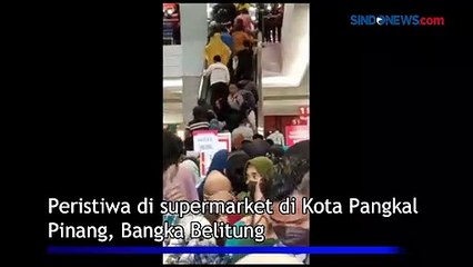 Viral, Seorang Ibu Pingsan saat Antre Beli Minyak Goreng di Pangkal Pinang