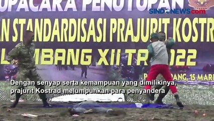 Prajurit Kostrad Lakukan Penyergapan Pembebasan Sandera di Pantai Palangpang, Begini Aksinya