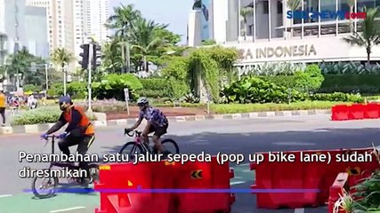 Jalur Ditambah, Pesepeda di Lintasan Thamrin–Sudirman Masih Cemas