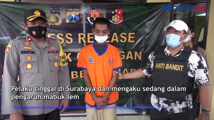 Aksi Begal Payudara SPG Terekam CCTV, Pelaku Langsung Diciduk di Surabaya