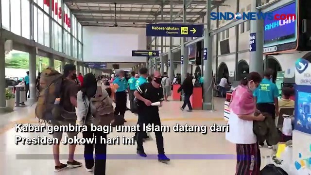 Alhamdulillah, Jokowi Bolehkan Umat Islam Mudik Lebaran Tahun Ini