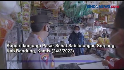 Kapolri Pastikan Minyak Curah dan Sembako Tercukupi Jelang Ramadan