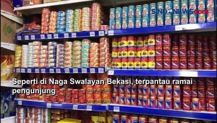 Jelang Puasa, Ritel Modern di Bekasi Ramai Pengunjung