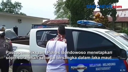 Kecelakaan Maut 7 Orang Tewas di Bondowoso, Sopir Ditetapkan Tersangka