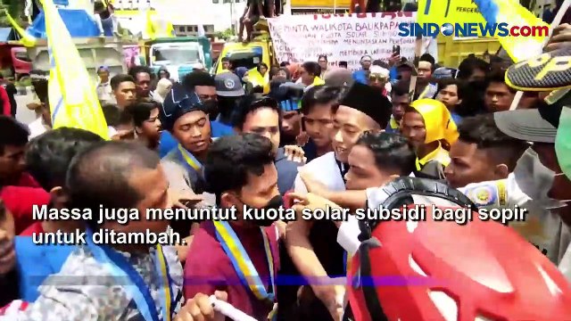 Kuota Dibatasi dan Antre Solar Berhari-hari, Sopir Truk Geruduk Kantor Wali Kota Balikpapan