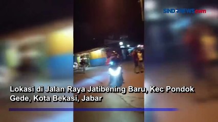 Jelang Sahur 2 Kelompok Remaja Saling Serang  dengan Petasan di Bekasi