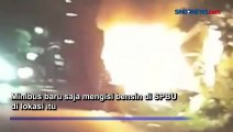 Minibus Diduga Lansir BBM Terbakar dan Meledak Usai Isi Bensin di Kotawaringin Timur