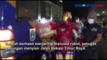 Manusia Robot dan WTS Terjaring Razia Satpol PP Jakarta Timur