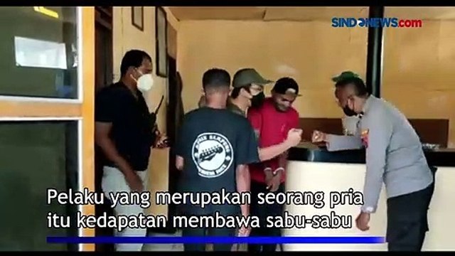 Polisi Bekuk Kurir Narkoba Lintas Provinsi Saat Turun Kapal di Maumere