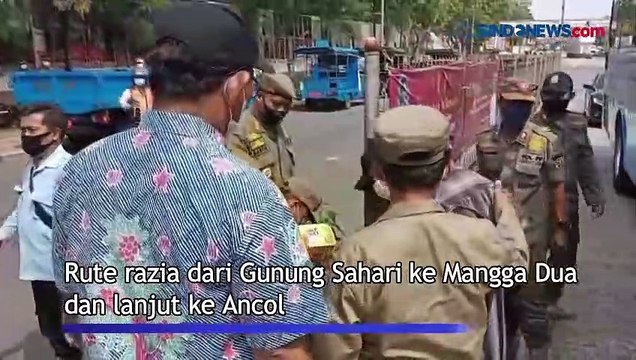 Pak Ogah hingga Manusia Gerobak Terjaring Operasi PMKS di Pademangan