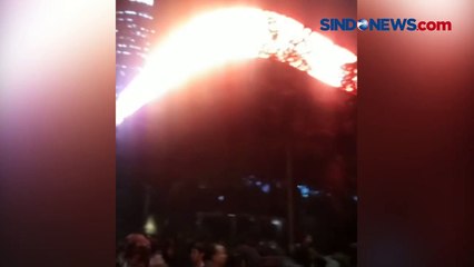 Pos Polisi Pejompongan, Gatot Soebroto, Jakarta Pusat Dibakar Massa