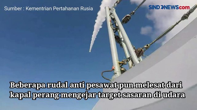Rudal Shtil Angkatan Laut Rusia Hancurkan Pesawat Tak Berawak Ukraina di Laut Hitam