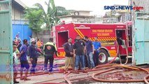 Gudang Elektronik di Surabaya Jawa Timur Terbakar