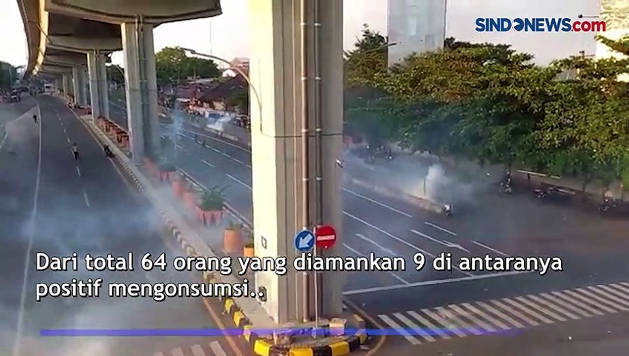 9 dari 64 Pelaku Demo Anarkis di Makassar Positif Konsumsi Narkoba