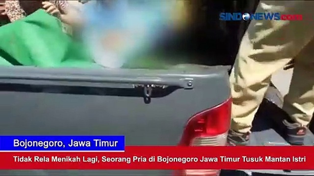 Tidak Rela Menikah Lagi, Seorang Pria di Bojonegoro Jawa Timur Tusuk Mantan Istri