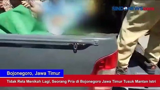 Tidak Rela Menikah Lagi, Seorang Pria di Bojonegoro Jawa Timur Tusuk Mantan Istri