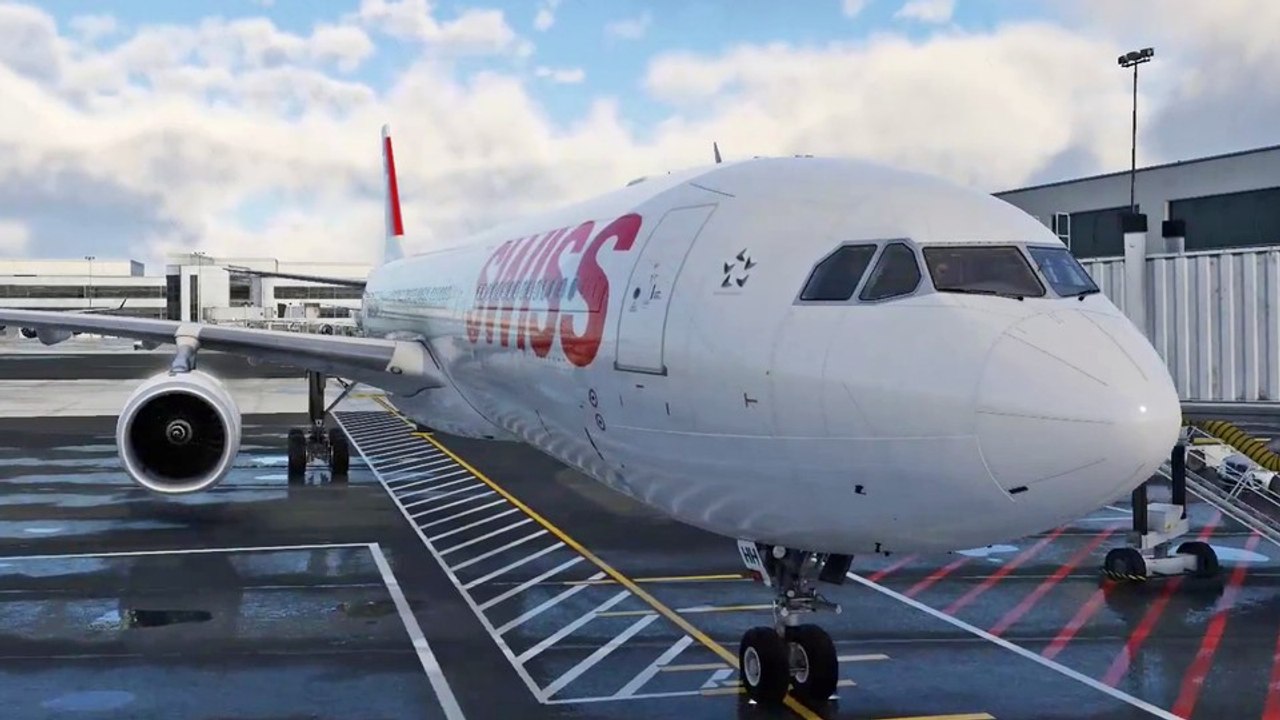 Mit dem airbus a330 starten wir in x-plane 12 vom flughafen in los angeles