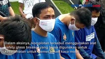 Pakai Alat Khusus, 4 Pelaku Pecah Kaca di Bogor Ditangkap Polisi