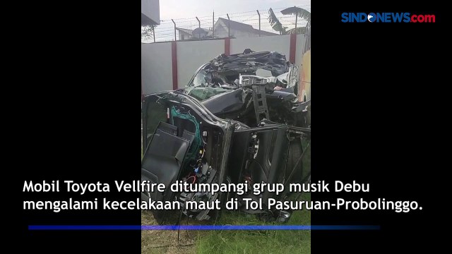 Rombongan Grup Musik Debu Kecelakaan di Tol Probolinggo, 2 Orang Tewas