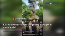 Api Menyambar di Pom Mini Jampang Tengah, 2 Rumah dan Mobil Hangus Terbakar