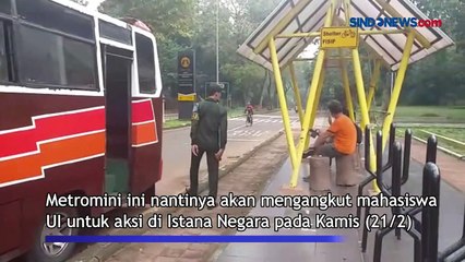 Jelang Aksi 21 April, 4 Bus Metromini Dikerahkan dari Kampus UI