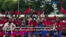 Usai Diterima Pimpinan DPR, Buruh hingga Mahasiswa Mulai Membubarkan Diri