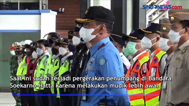 Pemudik Mulai Padati Bandara Soekarno-Hatta, Menhub Gelar Apel Pasukan Angkutan Mudik Lebaran