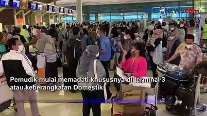Puncak Mudik Diprediksi Hari Ini, Begini Kondisi Bandara Soetta Kamis Pagi