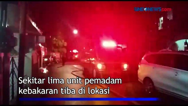 Kebakaran di Tanjung Barat Saat Sahur, Deretan Ruko Terbakar Habis